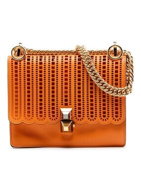 Fendi Small Vitello Grace Openwork Kan #297412F50B